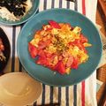 ひらやよ's cooksnap of when they made ■トマトとベーコンの卵炒め・チーズ入り♪.