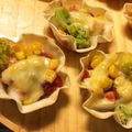 komugiko4's cooksnap of when they made はんぺんin餃子の皮でカップPizza♪.