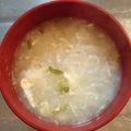 ⭐けい⭐'s cooksnap of when they made 玉子ふんわり☆かき玉汁.