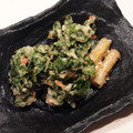 なつき☆ミ's cooksnap of when they made 山菜☆うどの葉っぱと桜えびのかき揚げ♪.