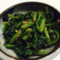 まゆまゆ105's cooksnap of when they made 春菊の 胡麻和え.