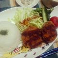 やまたす's cooksnap of when they made 絶品♪キャベツたっぷりメンチカツ.