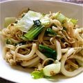 erisimo's cooksnap of when they made 冷蔵庫にあるもので簡単焼うどん.
