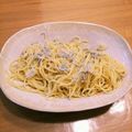 AKICHAKI's cooksnap of when they made シラス、にんにくのみ！絶品シラスのパスタ.
