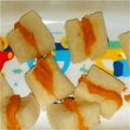 chami0210's cooksnap of when they made 離乳食手づかみ〜南瓜ヨーグルトサンド♬.