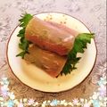 K0A9O0R8U♪'s cooksnap of when they made 山芋と大葉と生ハムの簡単おつまみ.
