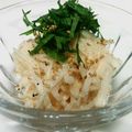 marivo17's cooksnap of when they made 辛子明太子と大根のサラダ.