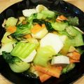 ゆちno's cooksnap of when they made チンゲンサイ・長芋・簡単美味しい炒め物.