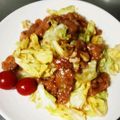 ｺﾊﾙﾋﾞﾖﾘ's cooksnap of when they made 簡単！豚肉甘味噌だれの春キャベツあえ♫.