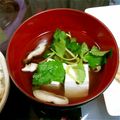 レン３'s cooksnap of when they made 焼きしいたけとはんぺんのお吸い物♪.