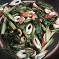 Urika☆★'s cooksnap of when they made ちくわの小松菜炒め.
