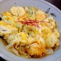 黒髪七竈's cooksnap of when they made ♥♡残り物天ぷらＤＥ簡単卵とじ煮込み♥♡.