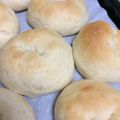 mame_chi's cooksnap of when they made 米粉パワー全開のもちもちベーグルパン✿.