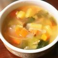 Natabon's cooksnap of when they made 青梗菜とベーコンのコンソメスープ.