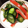 しま呼's cooksnap of when they made 食べやすい！カニカマときゅうりの酢の物.