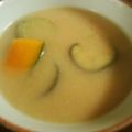 TYSK's cooksnap of when they made かぼちゃとナスのお味噌汁.