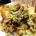 mayu0mayu's cooksnap of when they made 春がきたね！菜の花の、お天ぷら♥︎.