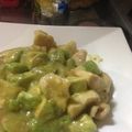 ▼玲緒にゃん's cooksnap of when they made 鶏胸肉とアボガドの味噌炒め.