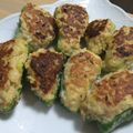 coco´s's cooksnap of when they made お豆腐でヘルシーに♡肉詰めピーマン♡.