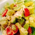 Alex♡♡'s cooksnap of when they made アボカドとトマトとクリチでサラダ！.