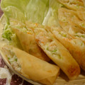 mybinue's cooksnap of when they made ポロねぎとエビのサクサク春巻き.