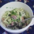 ★ゆってぃ☆彡's cooksnap of when they made 水菜としめじのチーズパスタ.