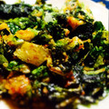 Aurelie's cooksnap of when they made ＊大根の葉で＊さっくりかき揚げ.
