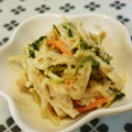 neonwaon's cooksnap of when they made 柚子香るササミと水菜の簡単おかずサラダ.