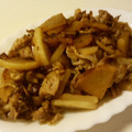 Lapischan's cooksnap of when they made 焼き大根と豚バラのうま煮.