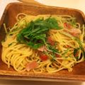 komugiko4's cooksnap of when they made しらすと梅と大葉のパスタ.
