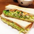 YUKIKI☆'s cooksnap of when they made ピーマン・キャベツのホットサンド〜母の味.