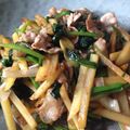 ♪かずみ♪'s cooksnap of when they made 肉野菜炒め＊豚肉・ほうれん草・じゃがいも.