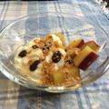 亜久里's cooksnap of when they made 朝食・ヨーグルトきな粉＆さつま芋.