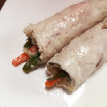 りょうくんのほっぺ's cooksnap of when they made 冷凍okレンジおかず♪ささみ巻き.