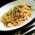 まりぽぽぽーさ's cooksnap of when they made 水菜の消費に！シーフードと水菜のパスタ♪.
