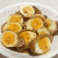 yuli1223's cooksnap of when they made ゆでたまごの豚肉巻き.