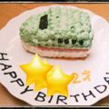 しゅんたんママン's cooksnap of when they made デコケーキ　新幹線はやぶさ.