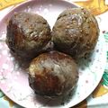 マロまろマロン's cooksnap of when they made 簡単ガッツリ肉巻きおにぎり！.