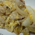 はふー！'s cooksnap of when they made 節約✩豚肉と玉ねぎたまごの生姜炒め.