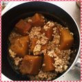 ベルーシー's cooksnap of when they made 鳥挽肉とかぼちゃの煮物.