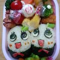 たゆりま's cooksnap of when they made 幼稚園のお弁当☆ふなっしーおにぎり☆.