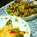 ☆こりんmama★'s cooksnap of when they made 彩り野菜とあさりの酒蒸し。フライパンで.
