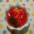 ひれまま's cooksnap of when they made フレッシュ苺ソースの簡単ヨーグルトムース.