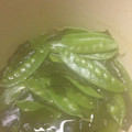 マユジヨ's cooksnap of when they made 絹さやとワカメのさっと煮.