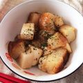 ショコラtaruto's cooksnap of when they made はんぺんとお餅のガーリックレモンソテー.