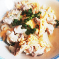22歳's cooksnap of when they made 大根と豚肉の卵とじ.