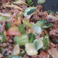 happyuriko's cooksnap of when they made 牛肉とちんげんさいのオイスター炒め.