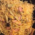 クックVSUVWU☆'s cooksnap of when they made 春色♡人参のクリームスパゲティ.