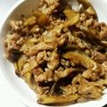 クック2DKMX2☆'s cooksnap of when they made ゴボウ牛肉しぐれ煮.