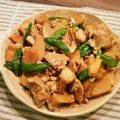 ∞くぅ∞'s cooksnap of when they made レンジで簡単！鶏肉とタケノコの卵とじ.